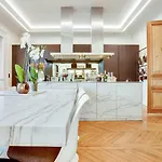 Magnificent Luxury Penthouse Apartment In A Prestigious Neighborhood Of Paris With A Eiffel Tower View From Balcony Short Walk To Palais Galliera And Avenue Montaigne Fashion Stores