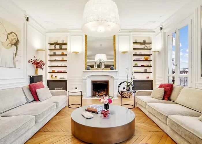 Magnificent Luxury Penthouse Apartment In A Prestigious Neighborhood Of Paris With A Eiffel Tower View From Balcony Short Walk To Palais Galliera And Avenue Montaigne Fashion Stores